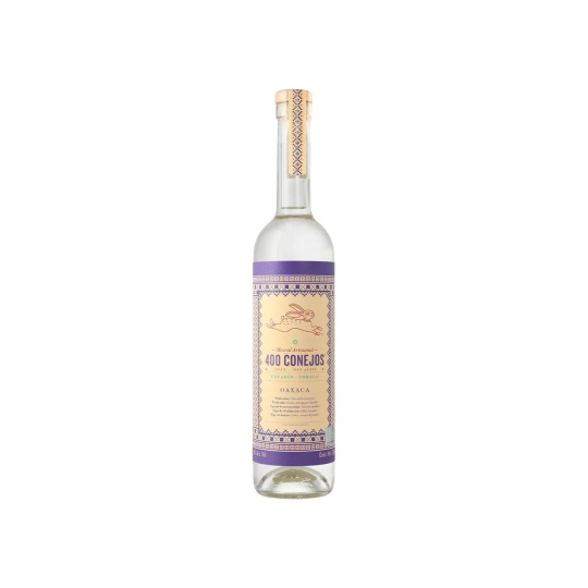 Mezcal 400 Conejos Joven Espadin Tobala 750 ml