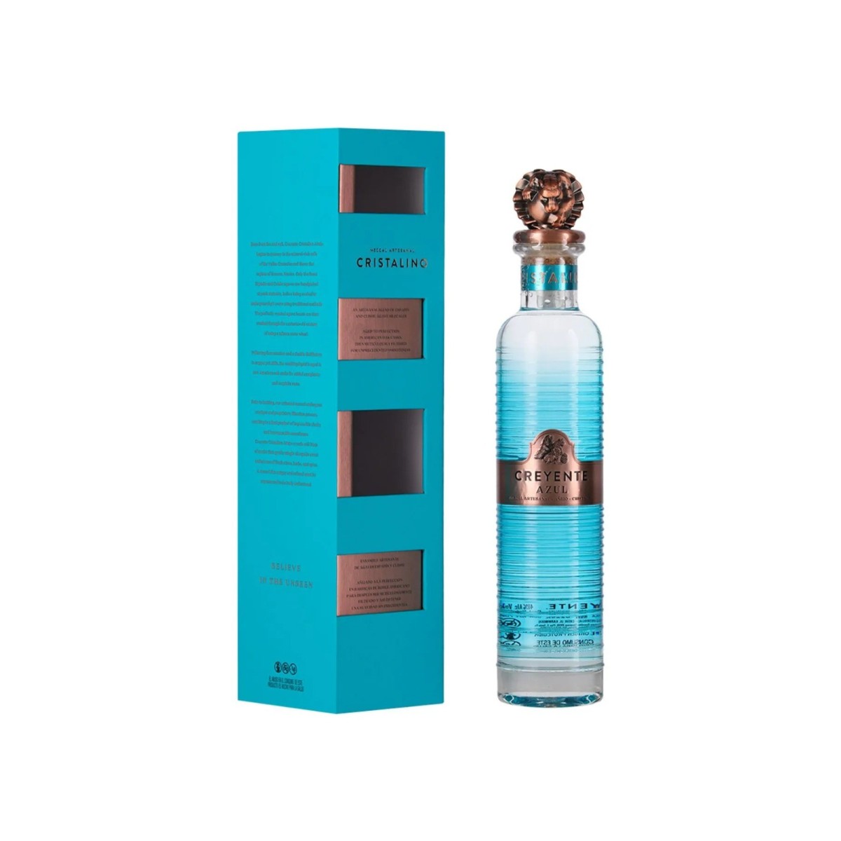 Mezcal Creyente Azul Añejo Cristalino 750 ml