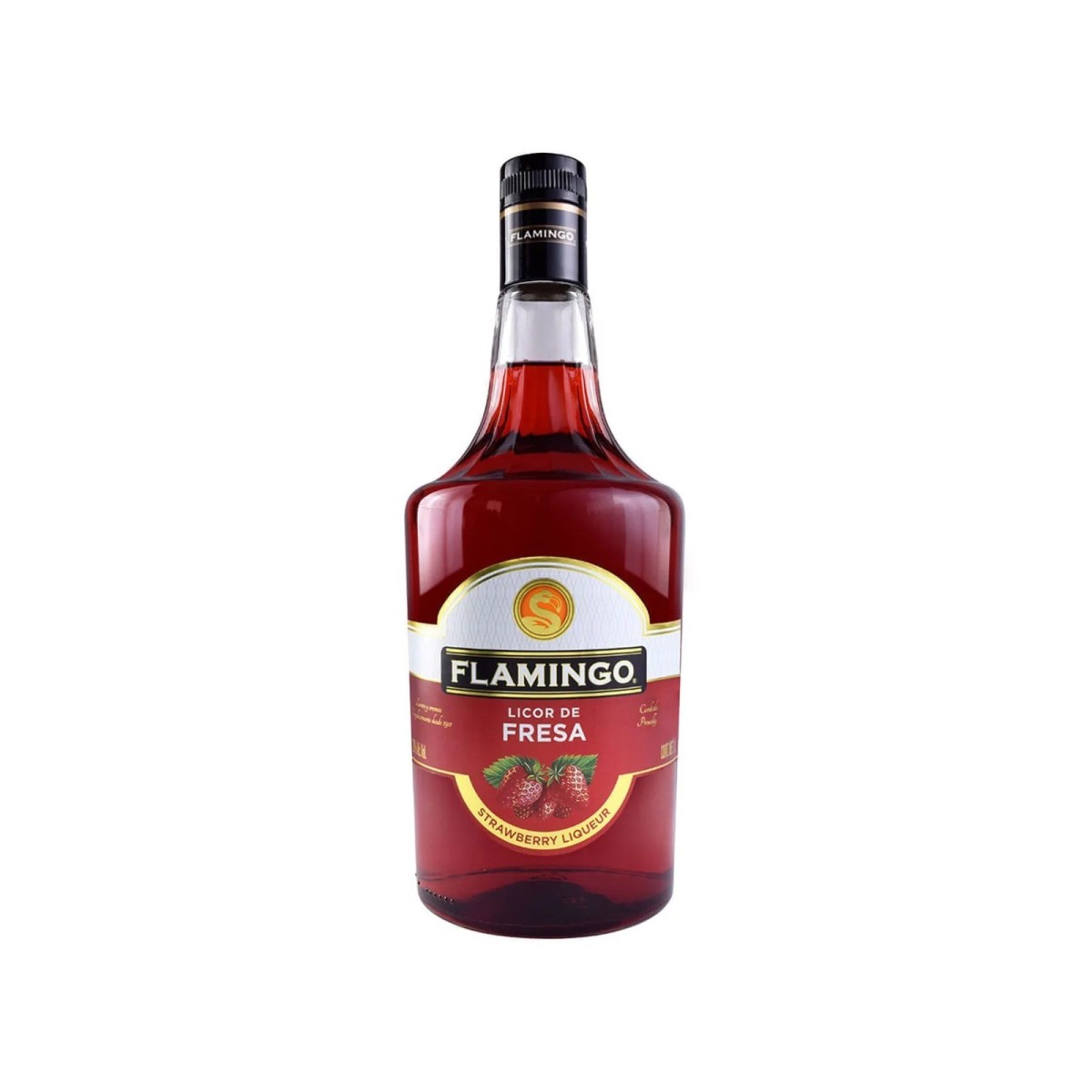 Licor Flamingo De Fresa 1L