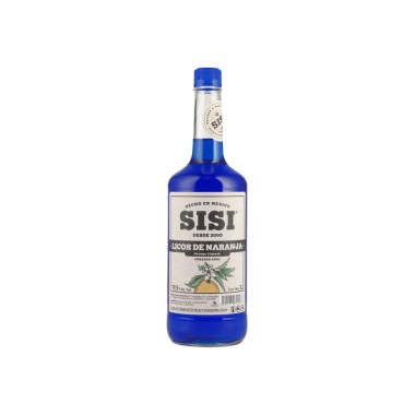 Licor Sisi de Naranja Curacao Azul 1L