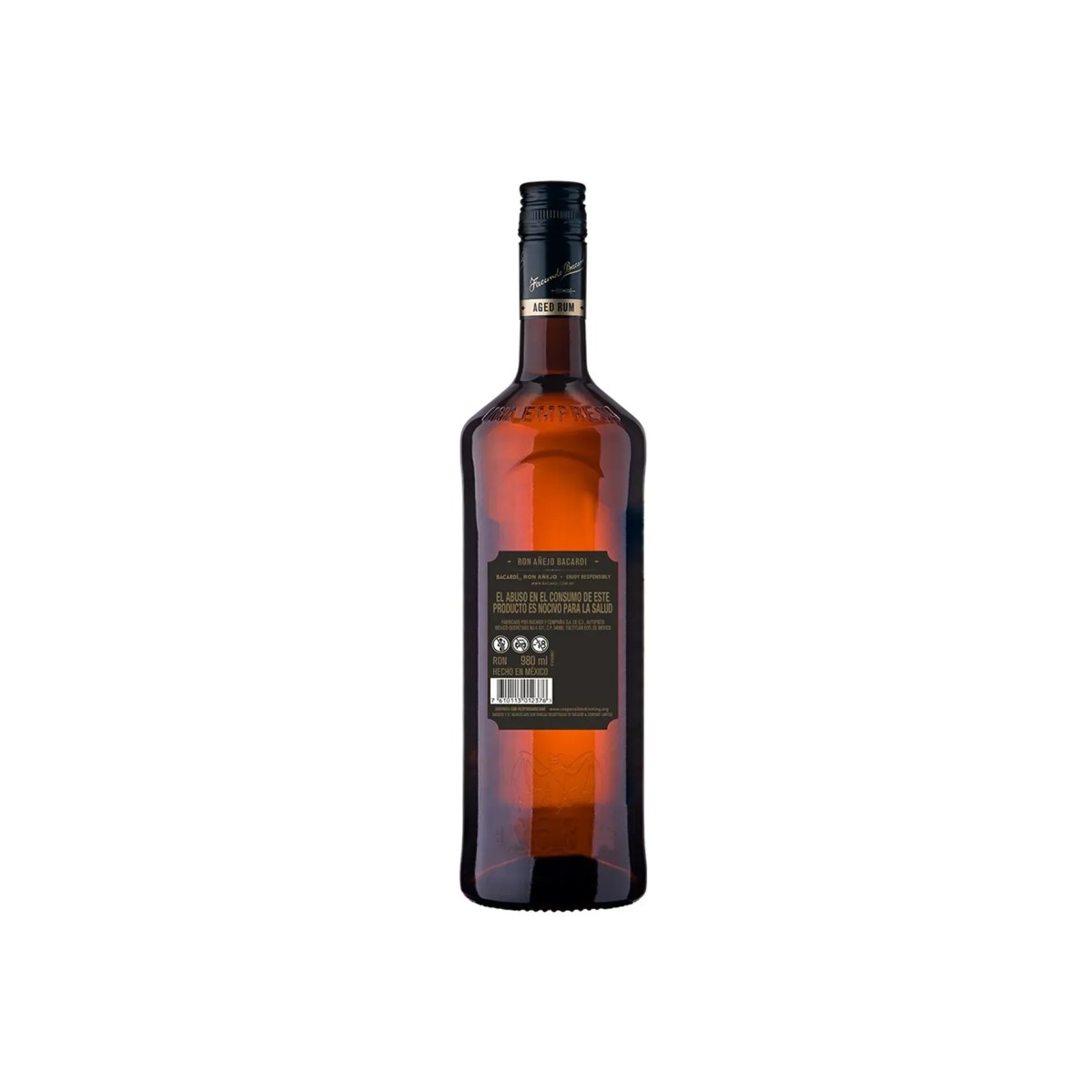 Ron Bacardi Añejo 980 ml