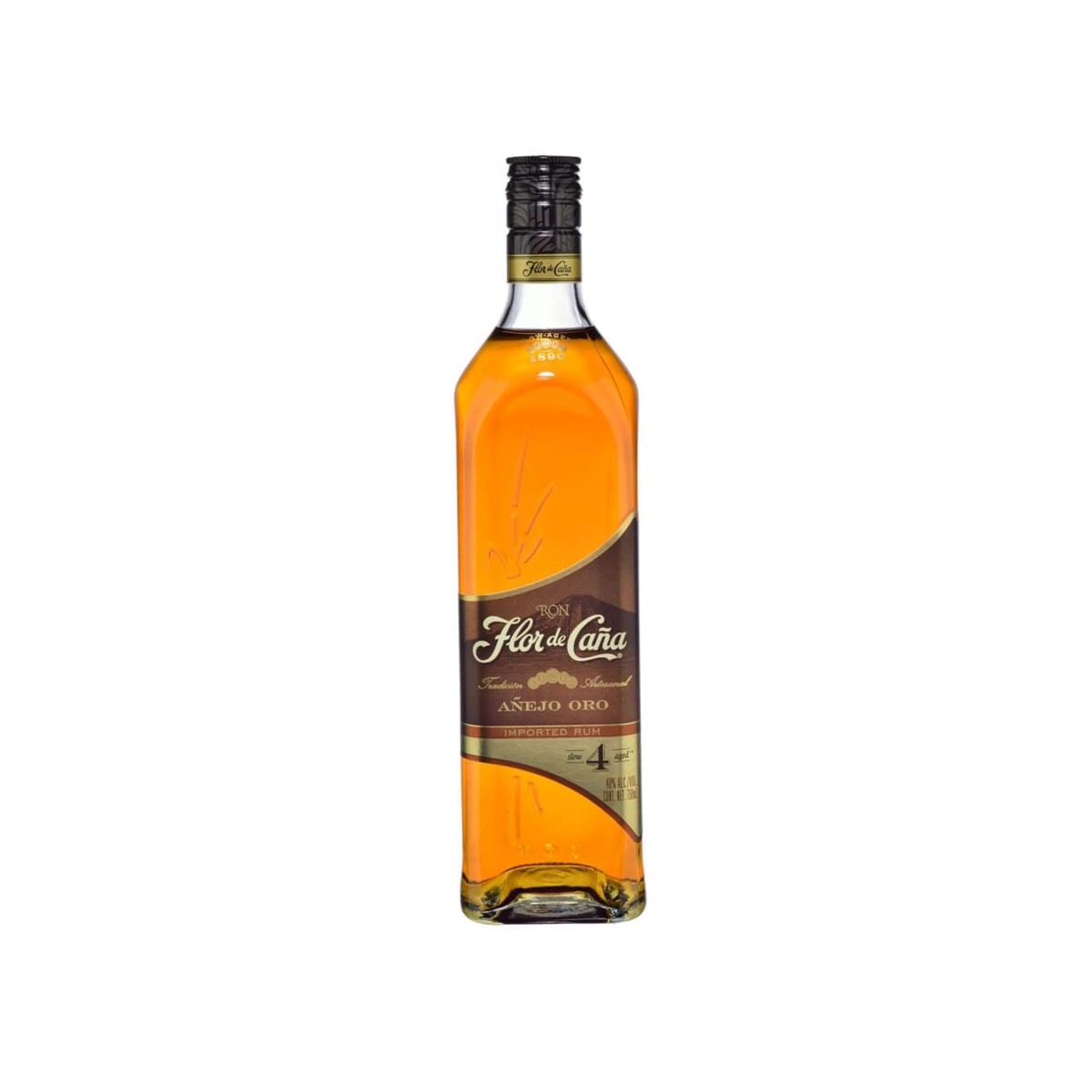 Ron Flor De Caña Oro Añejo 4 Años 750ml