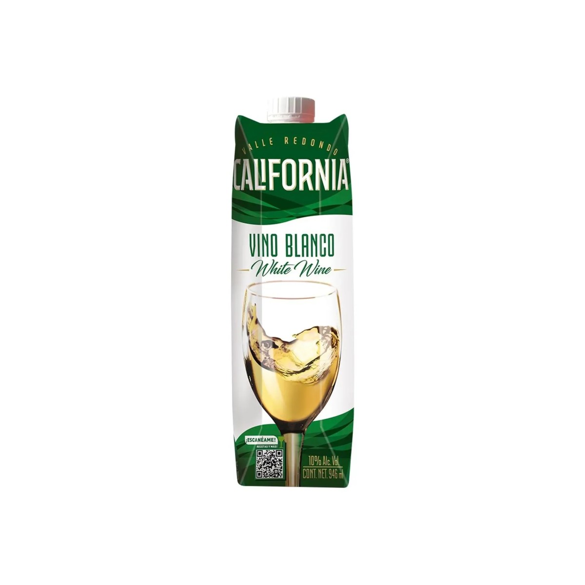 Vino Blanco California Tetra Pak 946 ml