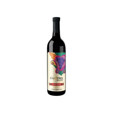 Vino Tinto Cu4tro Soles Cabernet 750 ml