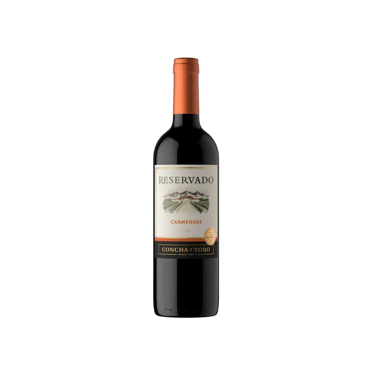 Vino Tinto Reservado Concha y Toro Carmenere 750 ml