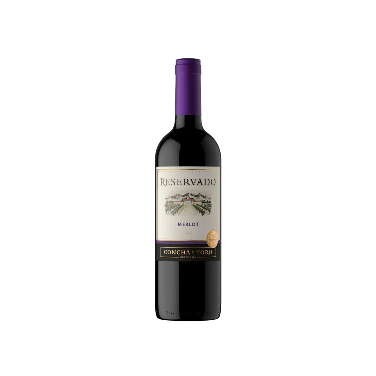 Vino Tinto Reservado Concha y Toro Merlot 750 ml