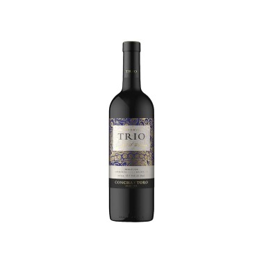 Vino Tinto Trio Merlot Carmenere Malbec Rva 750 ml