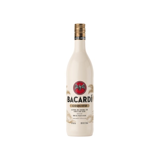Licor De Crema De Coco Con Ron Bacardi Coquito 750 ml