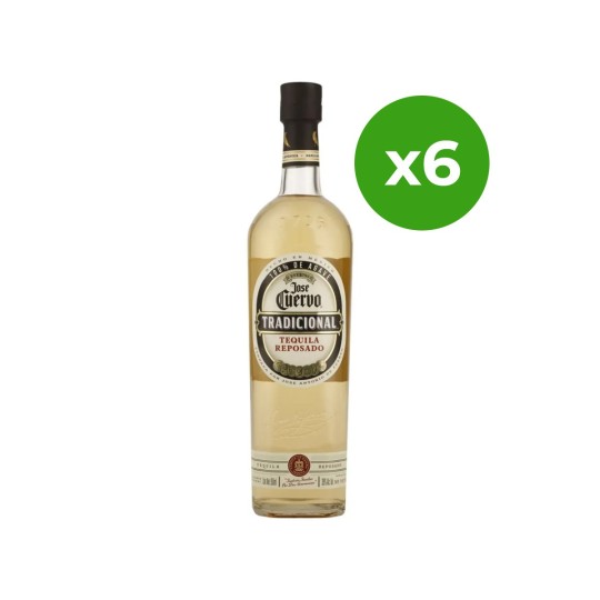 x6 Tequila Cuervo Tradicional Reposado 950 ml