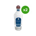 x2 Tequila Siete Leguas Blanco 1L